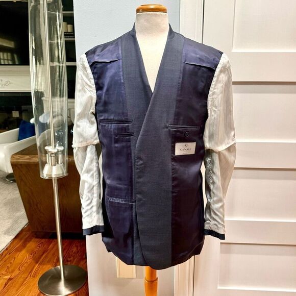 Canali Blue 2 Button Blazer/Suit. Size EU 54/US 44R. - Picture 6 of 10